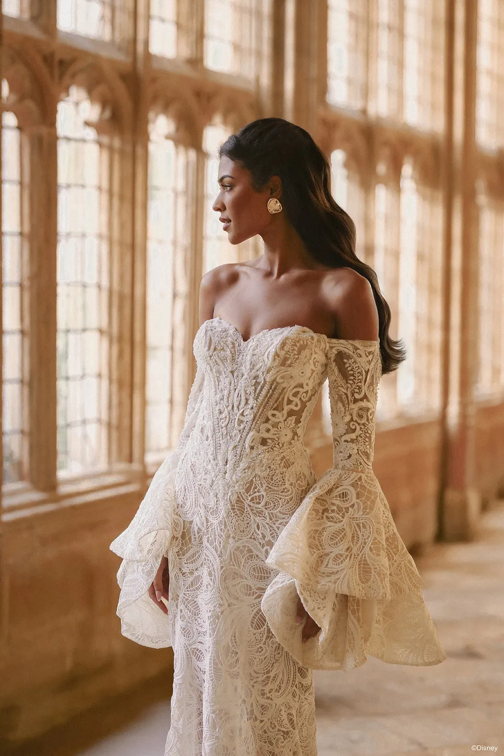 Allure Bridal DP454 Jasmine brudekjole nude champagne ivory