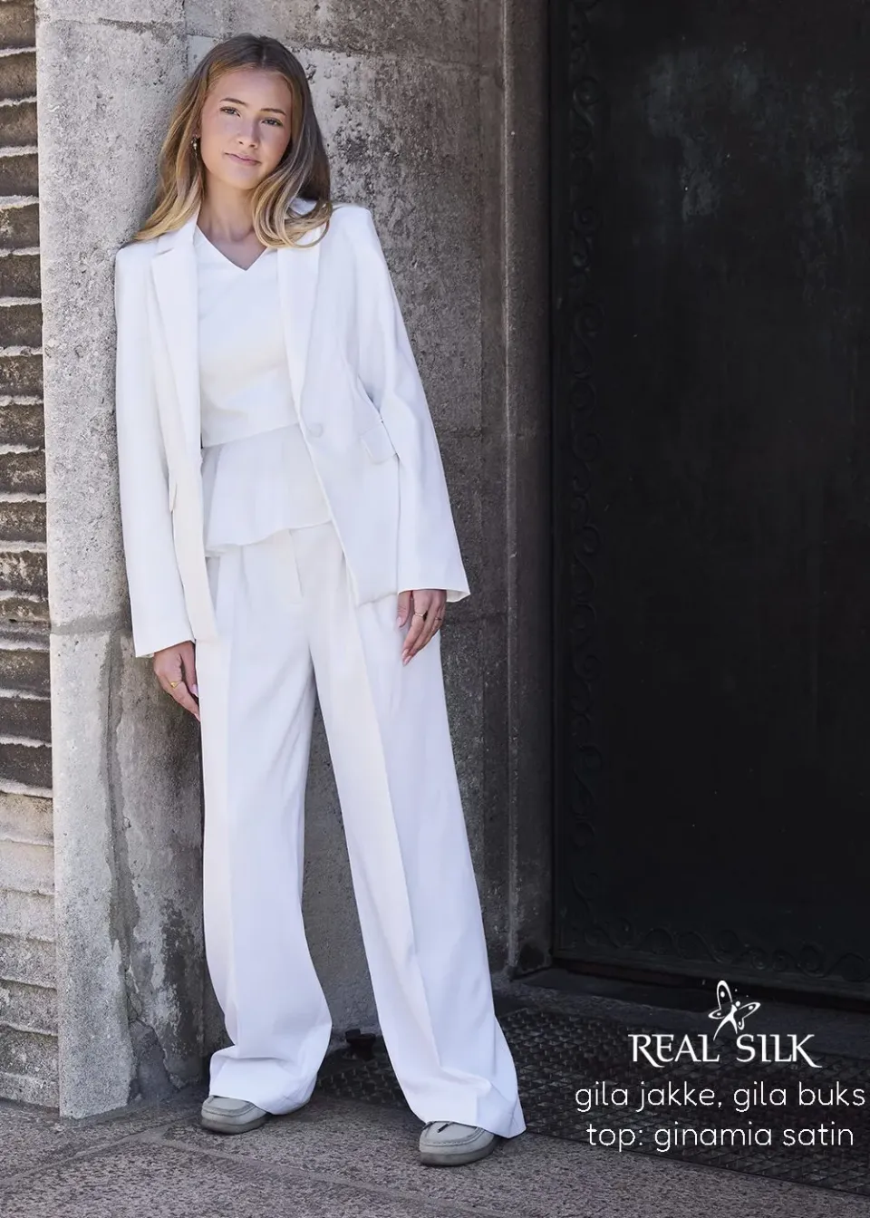 Lykkes Brudekjoler Real Silk Gila brudekjole silke blød