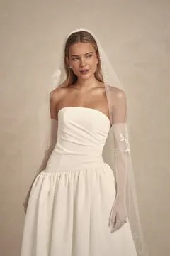 Made With Love Bridal Aria Veil blondeslør i tyl romantisk