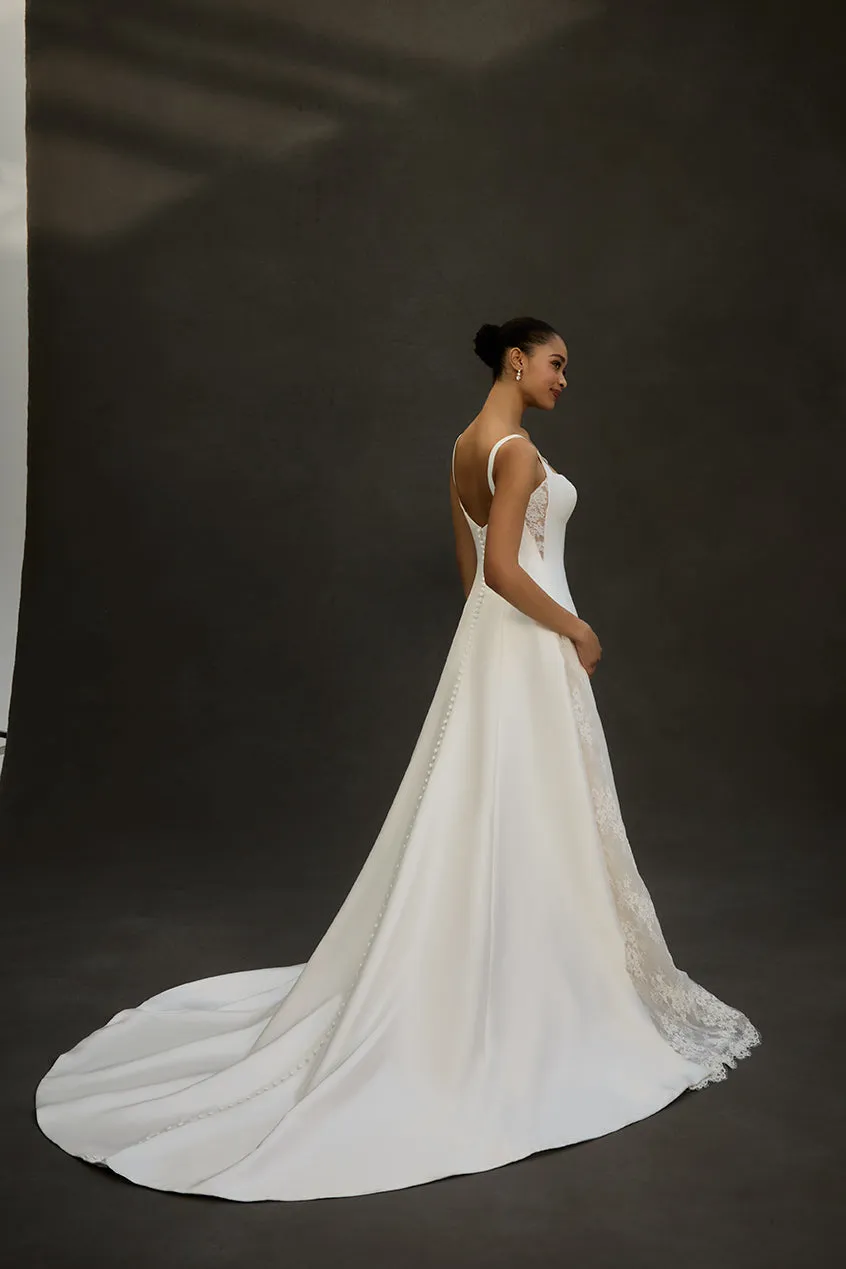Allure Bridal Madison James MJ1281 Colbie brudekjole Ivory/Champagne/Nude mikado