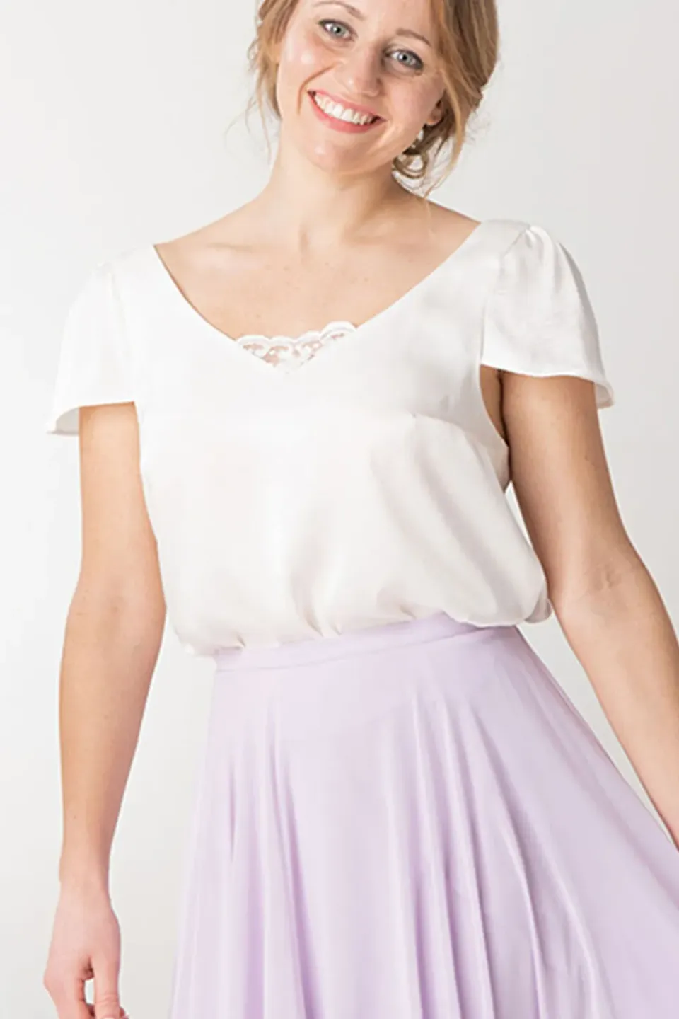 Sanna Lindström Viola T-shirt blütenweiß str. 36-48