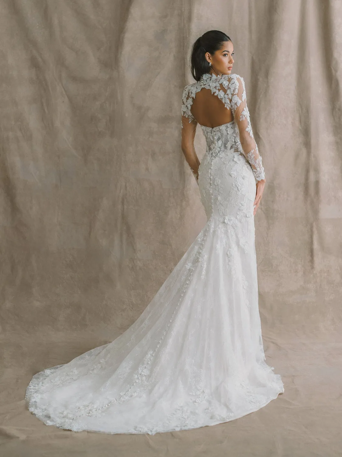 Allure Bridal Abella E609J Violette blondejakke nude