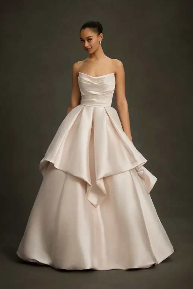 Allure Bridal Madison James MJ1277A Charlotte brudekjole rosé mikado