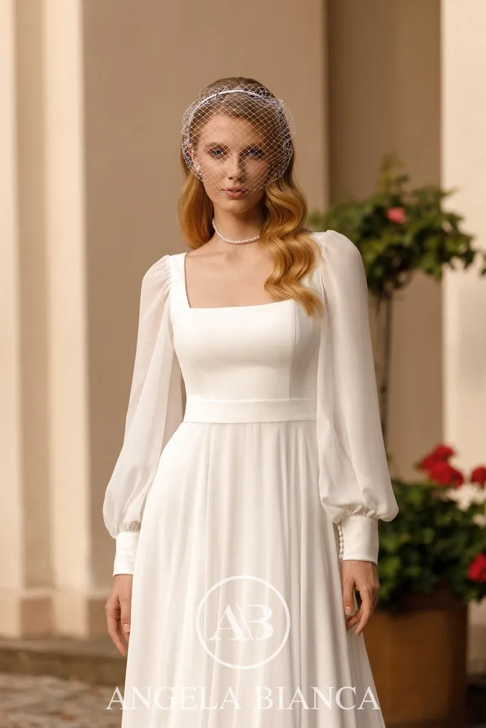 Princesa La Princessa ML1085 brudekjole med chiffon