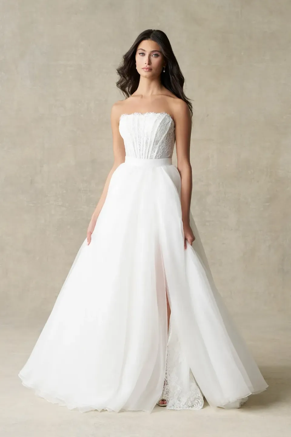 Allure Bridals A1499T brudeslæb Ivory tyl
