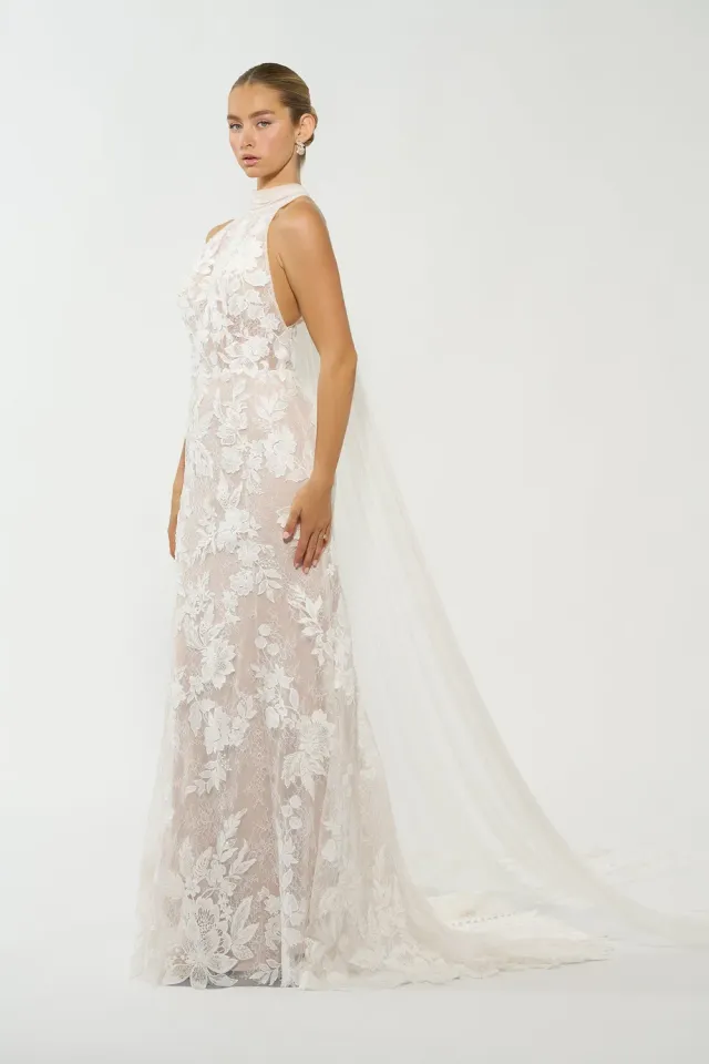 Allure Bridal Madison James MJ1213 Dinah brudekjole Nude capety