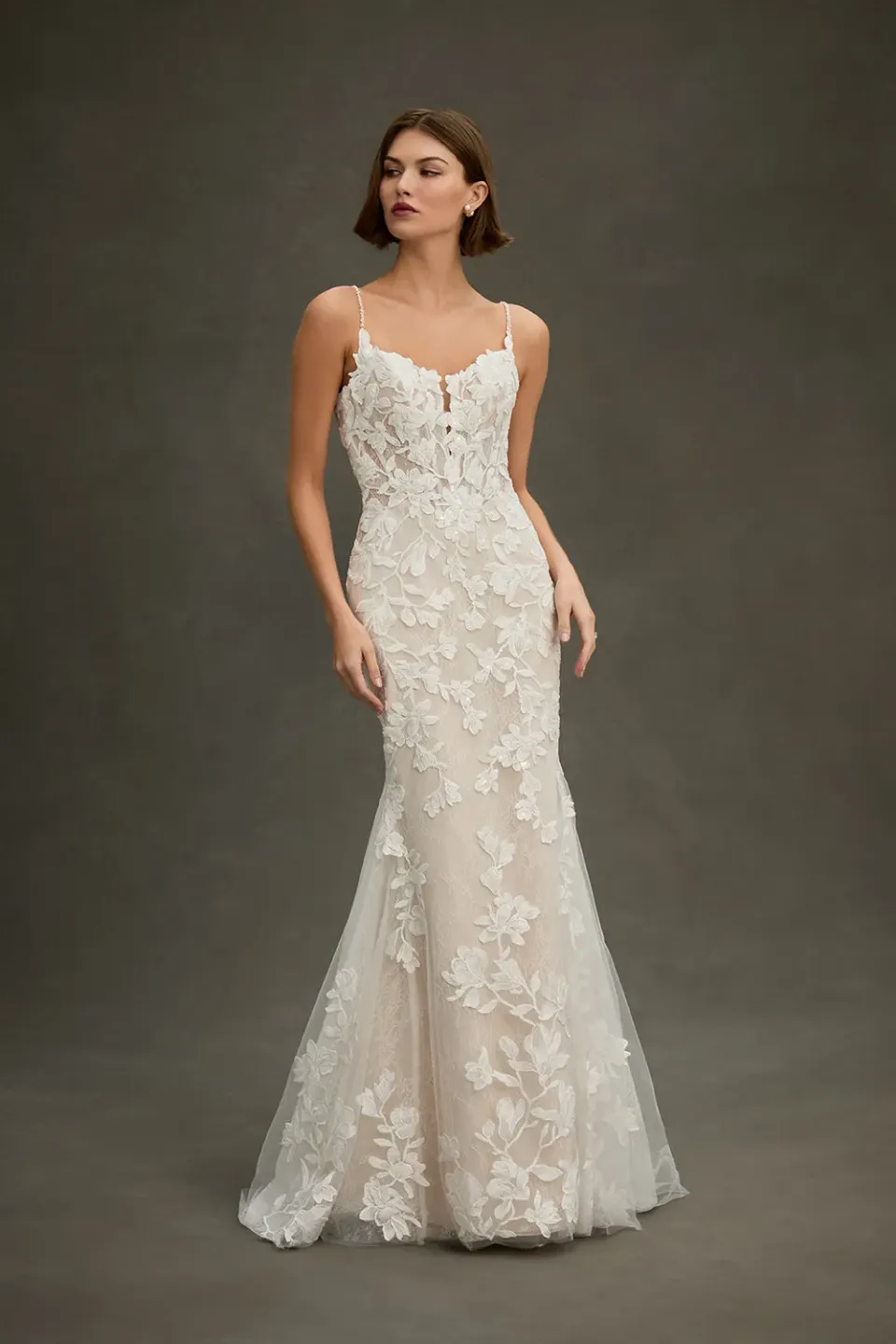 Allure Bridal MJ1290 Claudia brudekjole champagne/ivory/nude blonde