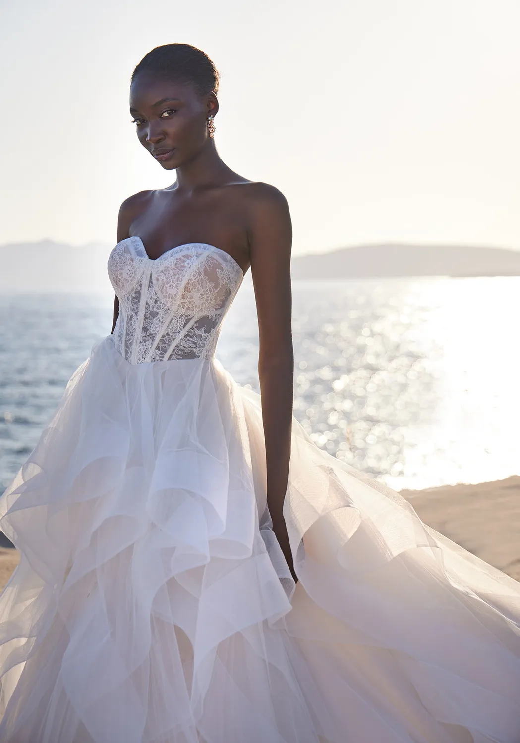 Allure Madison James MJ1214 Demi brudekjole tyl ballgown