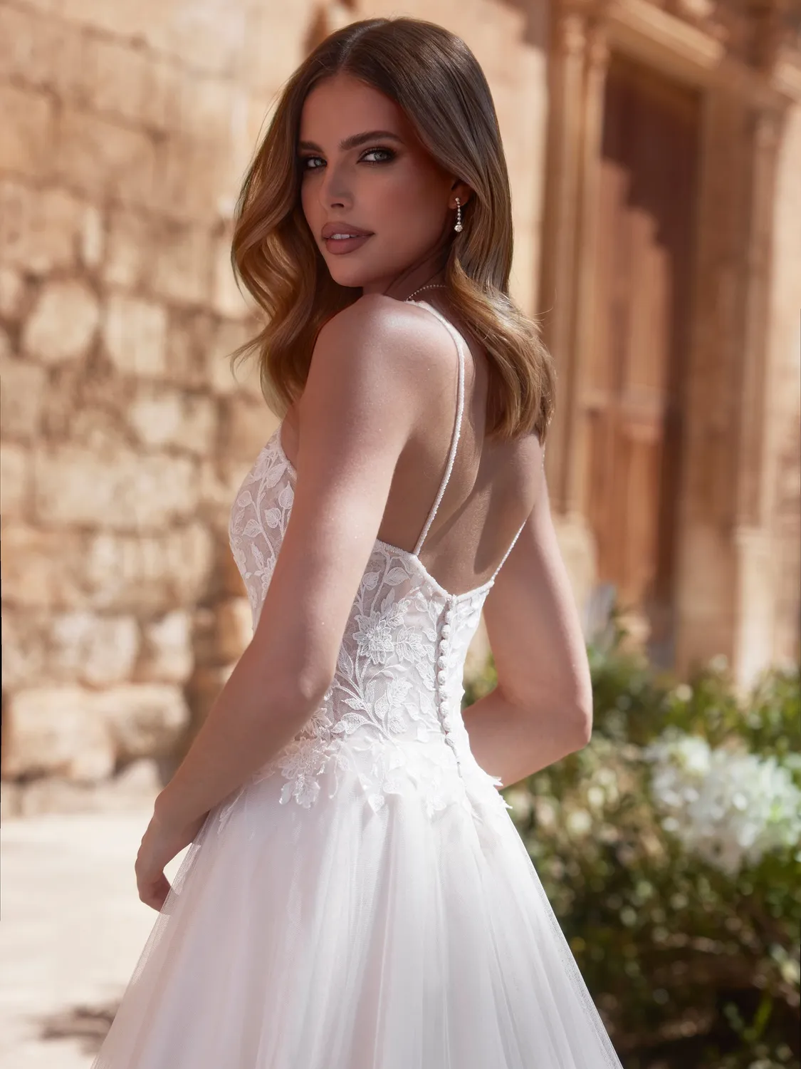 Princesa La Princessa Nicoletta brudekjole ivory/nude prinsesse
