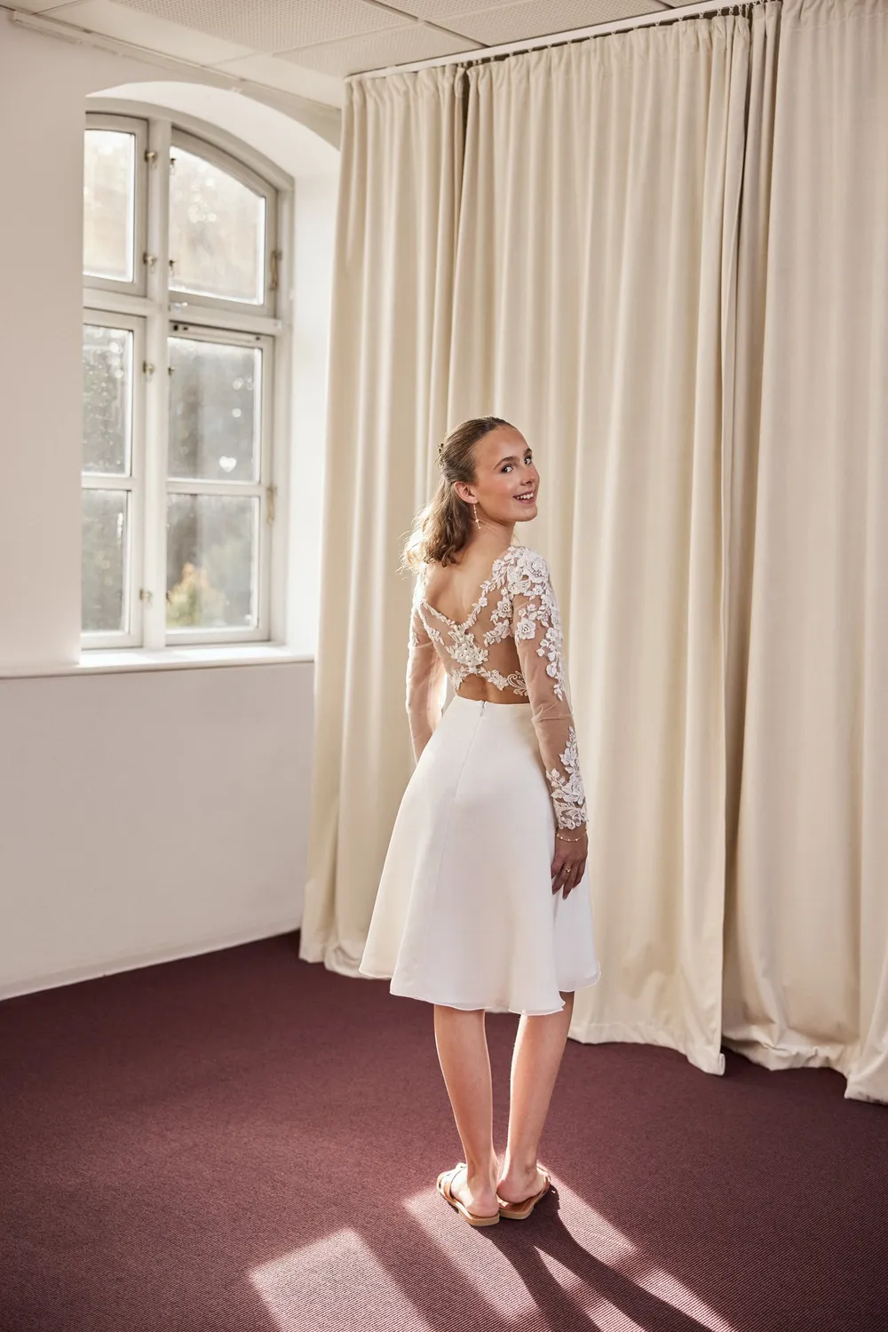 Jasmin Lind Lydia konfirmationskjole hvid limited edition