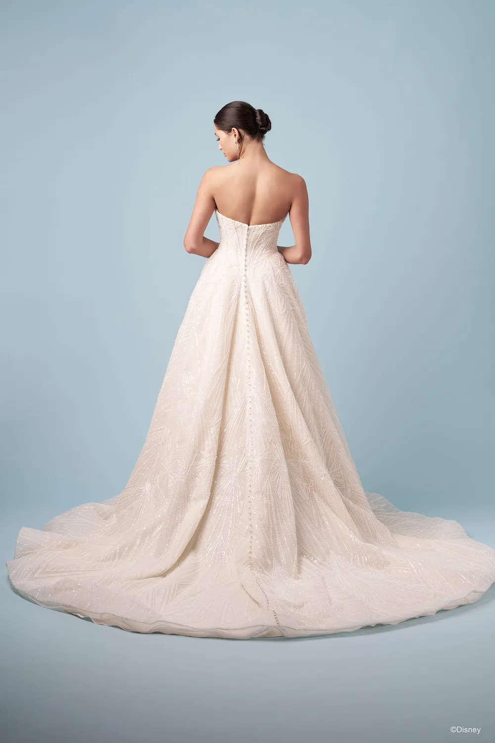 Allure Bridal Disney Fairy Tale Weddings D478 Tiana brudekjole light gold