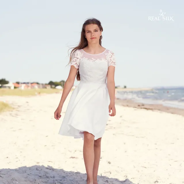 Lykkes Real Silk Carmen brudekjole i silke