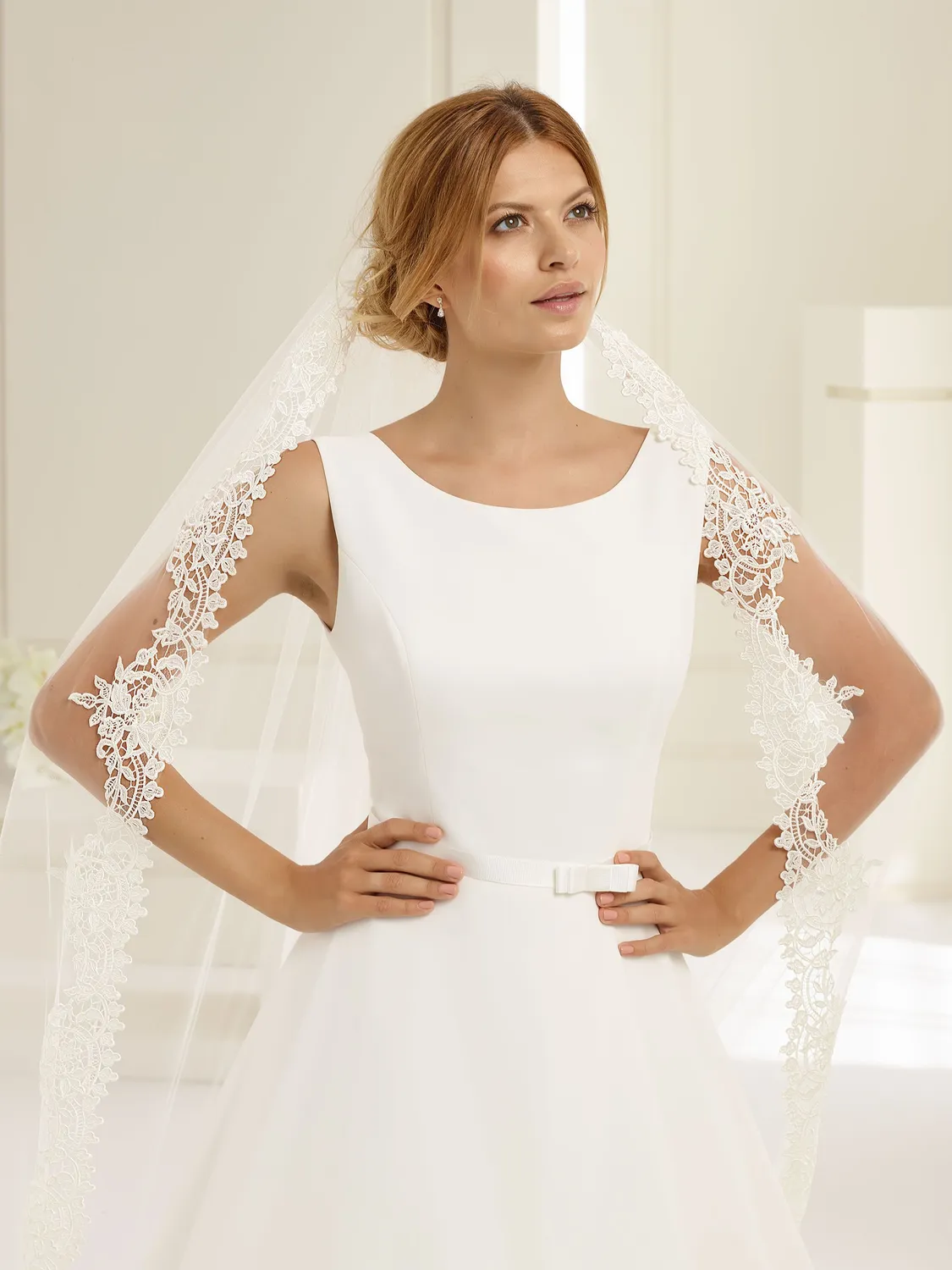 Princesa La Princessa Imperia brudekjole ivory chiffon A-line