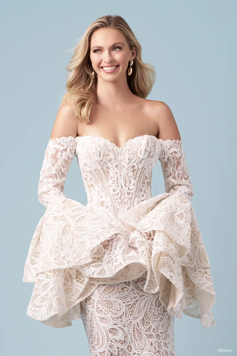 Disney Platinum Jasmine Sleeves blondeærmer ivory