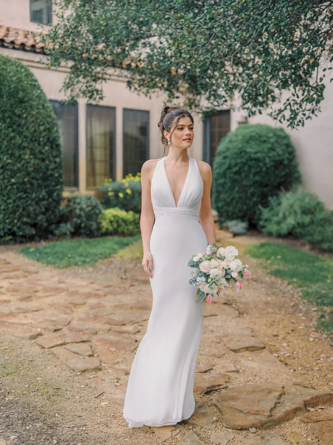 Allure Bridal R3979 brudekjole ivory med aftageligt slæb