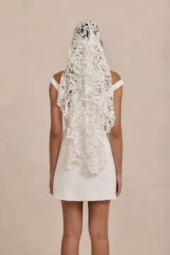 Made With Love Bridal Sasha Head Scarf/Veil blondeslør 1 x 0,8 m