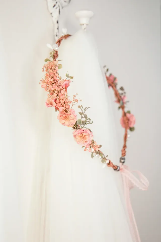 Sanna Lindström Mälaren blomsterkrans Rosé til brud
