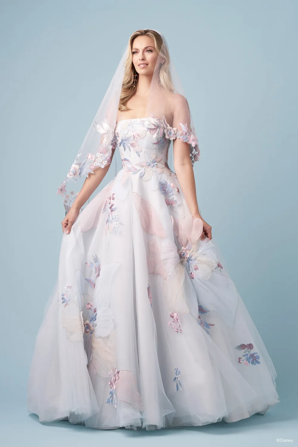 Allure Bridal Disney Platinum DV56 Rapunzel brudeslør