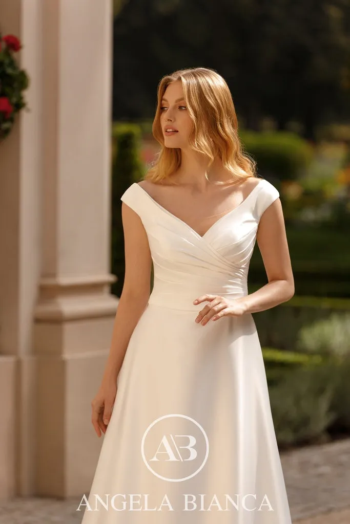 Princesa La Princessa ML1098 brudekjole ivory satin A-linje