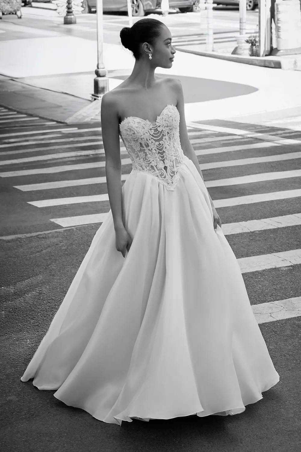 Allure Bridal MJ1272 Claire brudekjole Mocha/Ivory/Champagne/Nude blonde