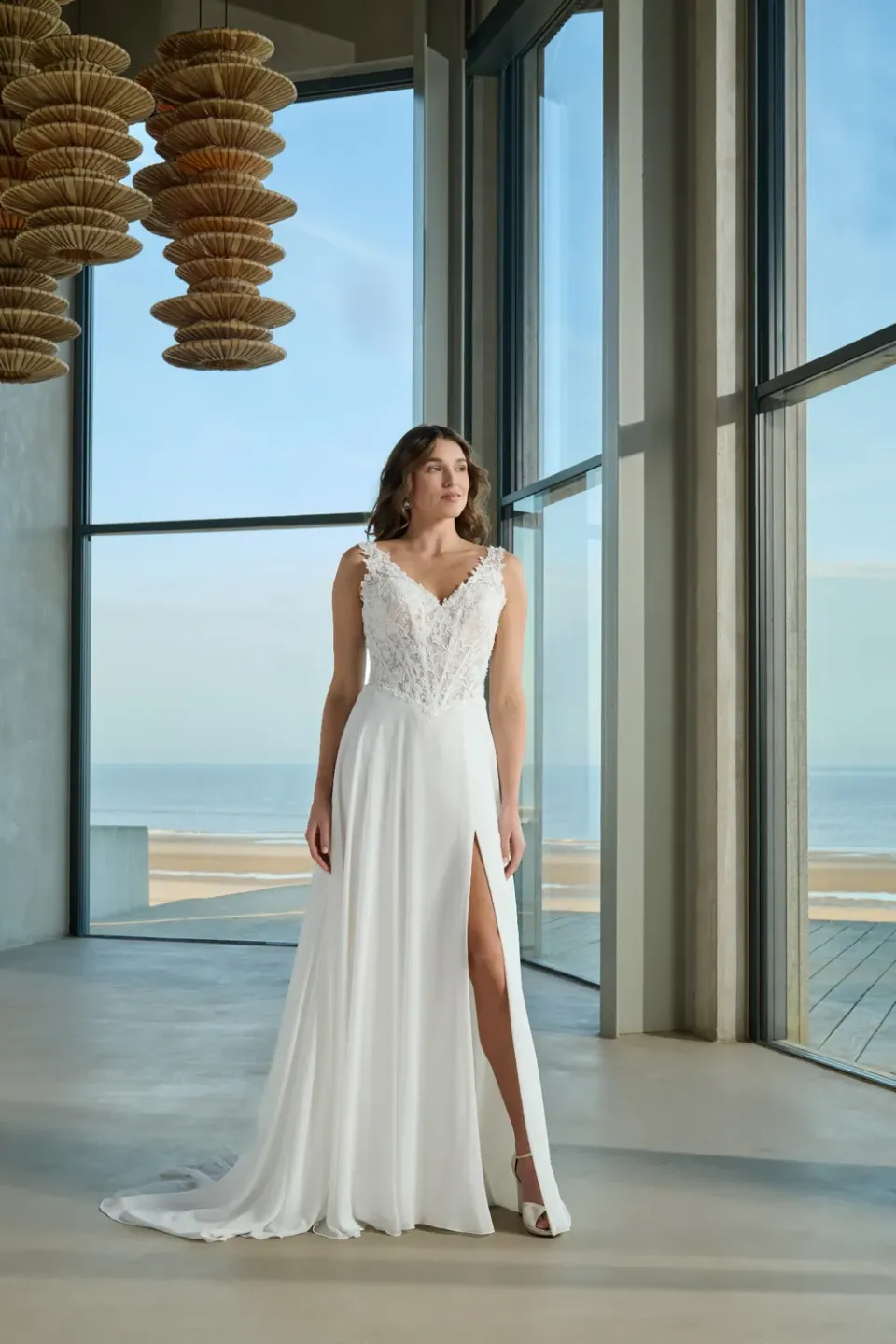 Lykkes Azure Fabi brudekjole ball gown