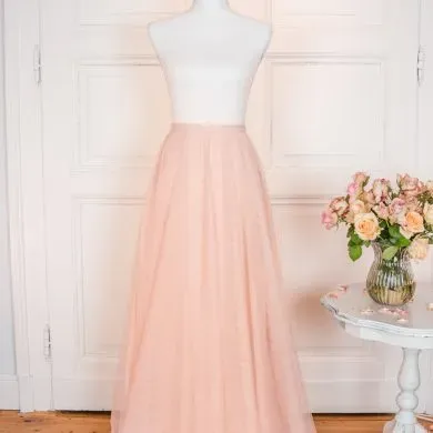 Sanna Lindström Apricot tylskørt abrikos kort 60 cm str. 36