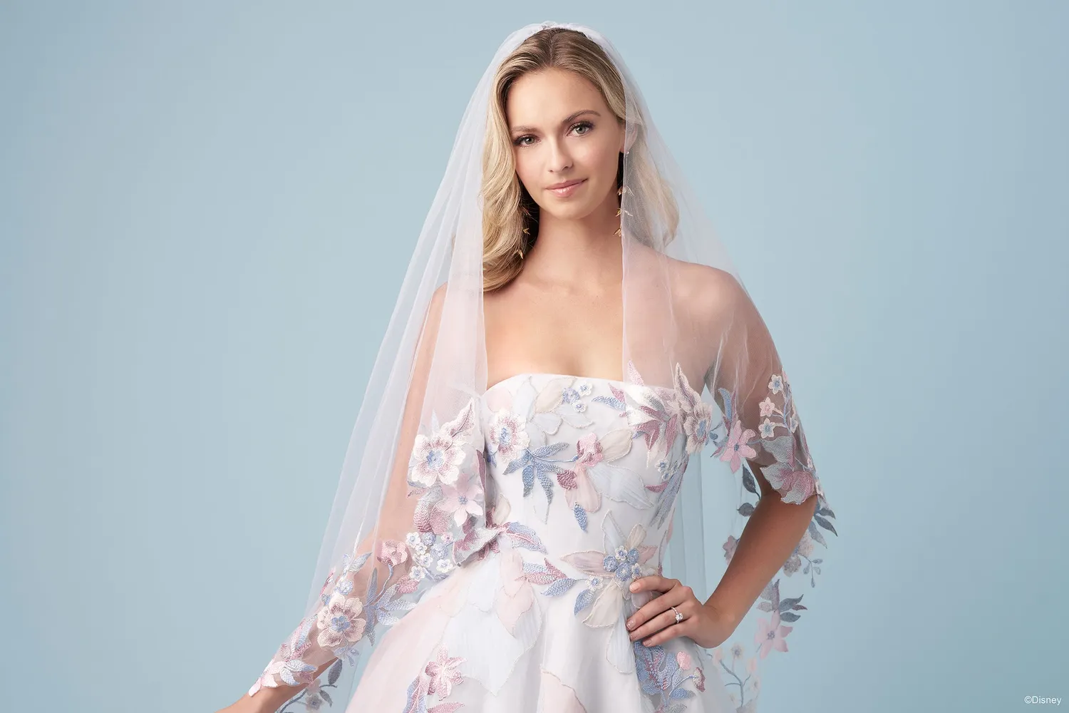 Allure Disney Platinum DP456 Rapunzel brudekjole Multi