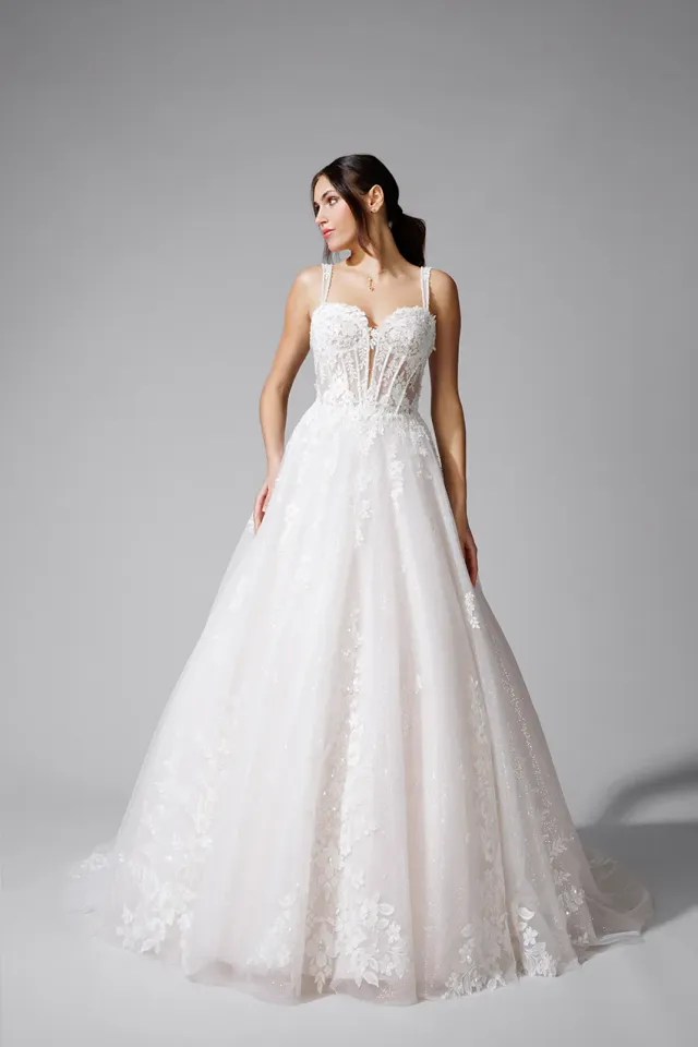 Bella by Eglantine Robe de mariée BEL22716 brudekjole med prinsessesnit