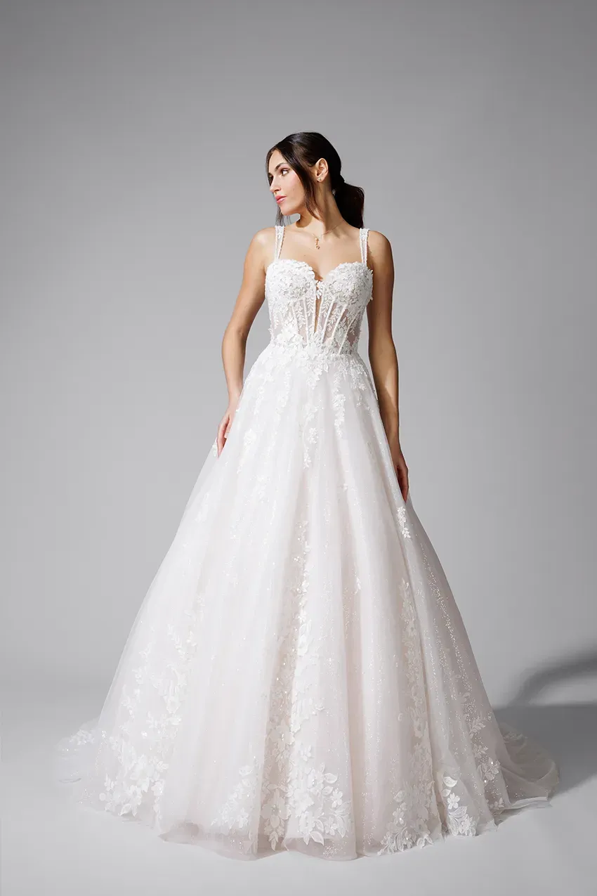 Bella by Eglantine Robe de mariée BEL22716 brudekjole med prinsessesnit