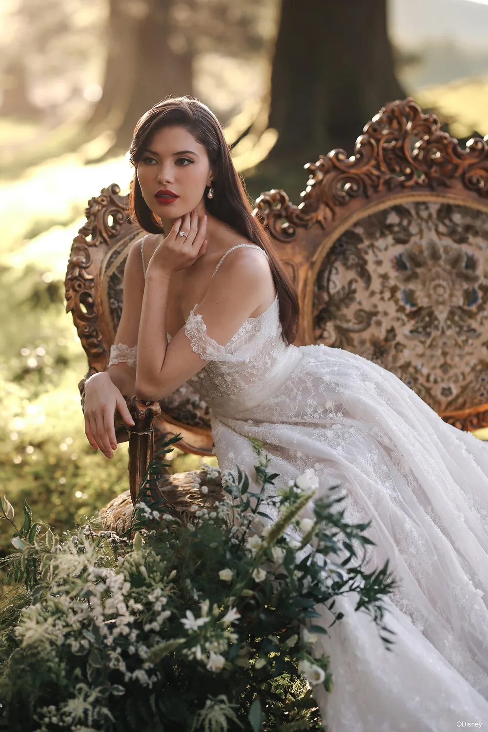 Allure Bridal Disney Platinum DP457 Snehvide brudekjole