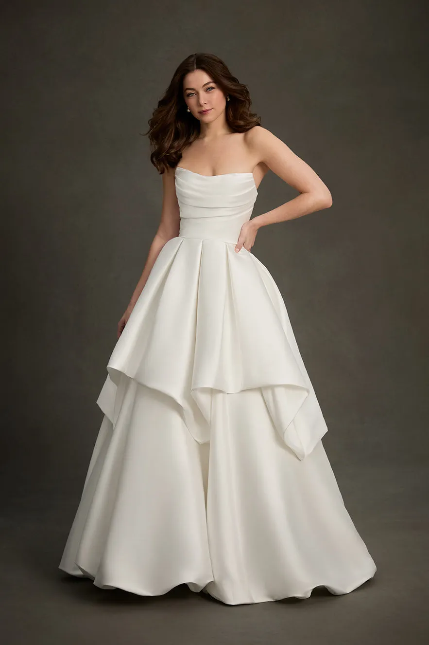 Allure Bridal Madison James MJ1277A Charlotte brudekjole rosé mikado
