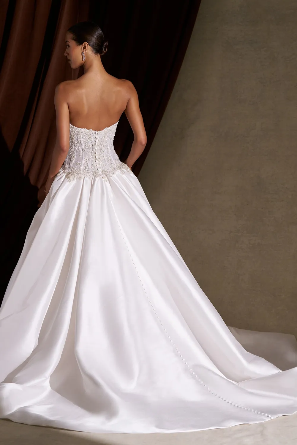 Allure Bridal C840 brudekjole ivory/nude/sølv blonde ballkjole