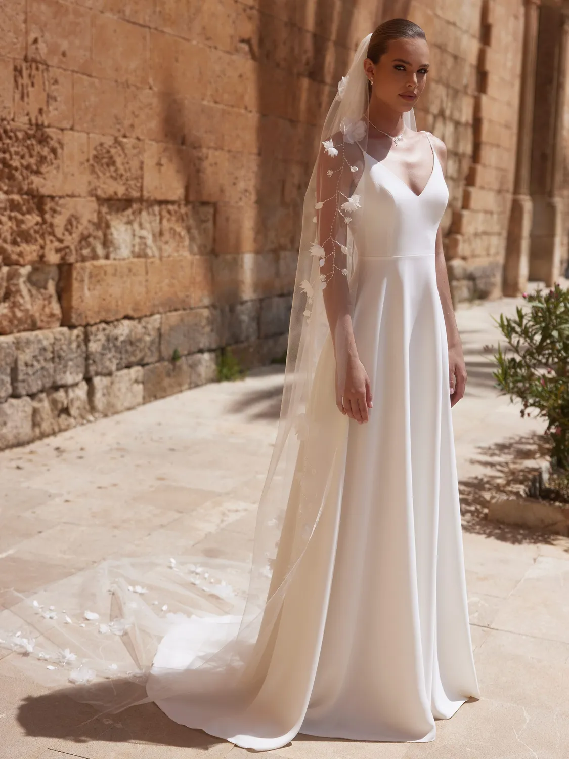 Princesa Veil S520 brudeslør tyl 280 cm