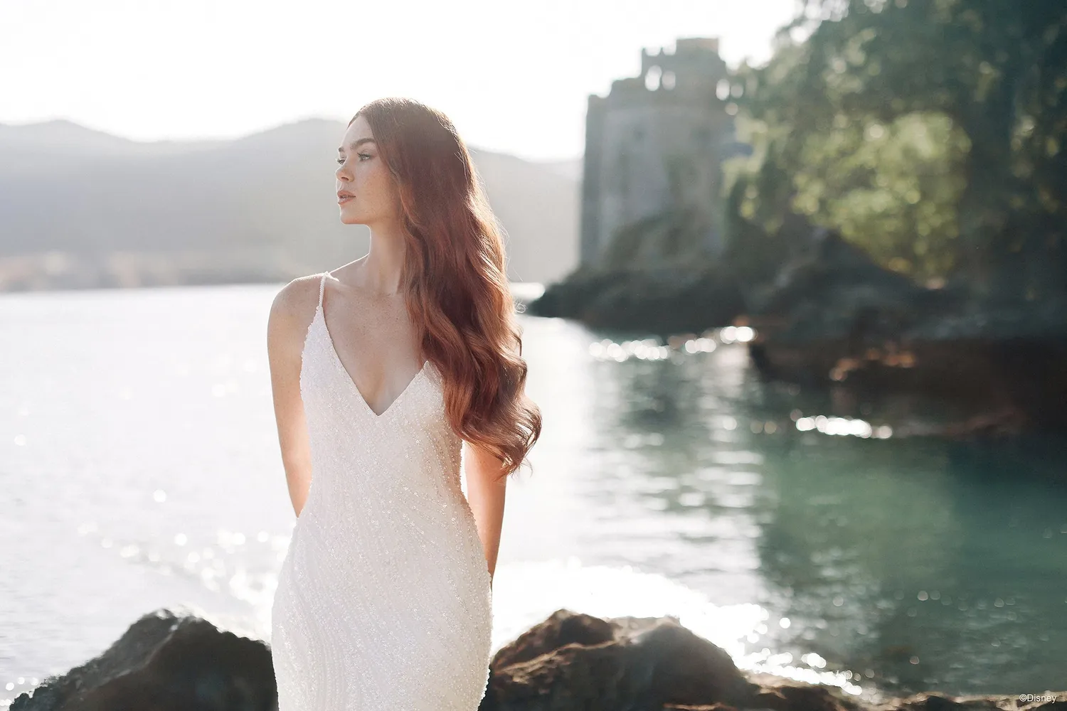Allure Bridal DP450 Ariel brudekjole ivory med perler