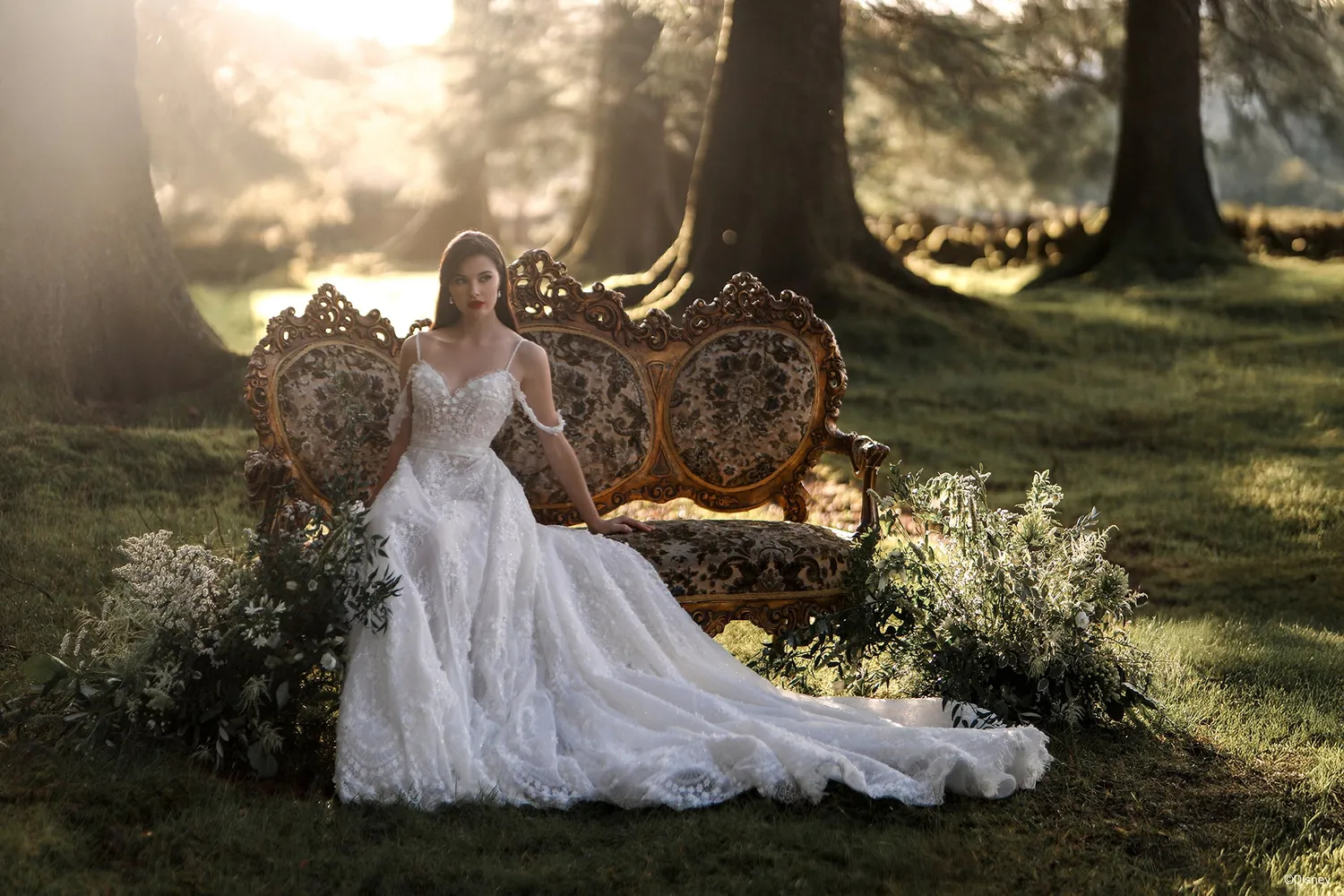 Allure Bridal Disney Platinum DP457 Snehvide brudekjole