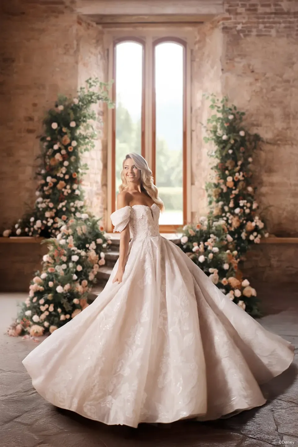 Allure Bridal DP451 Aurora brudekjole tyl lavender