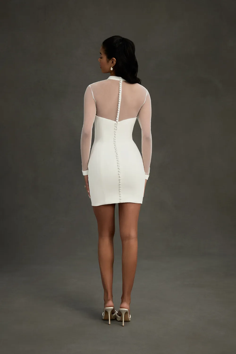 Allure Bridal Madison James MJ1271S brudekjole ivory mini crepe