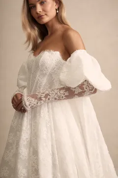 Made With Love Bridal Prim brudecape organzaforet