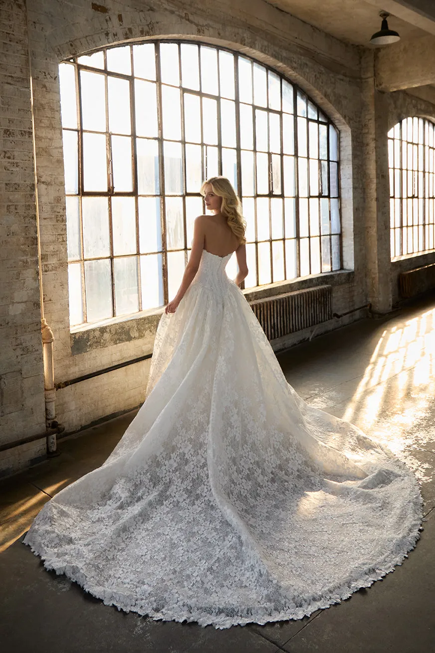 Allure Bridal Madison James MJ1270 Chloe ballgown Ivory glimmer