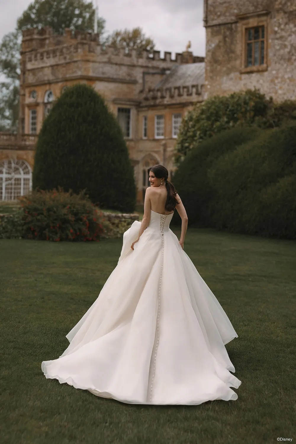 Allure Bridal DP452 Belle brudekjole Light Gold/Ivory/Nude organza