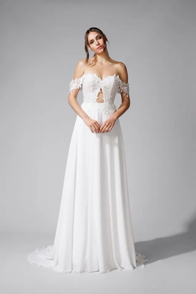 Bella by Eglantine BEL22706 brudekjole ivory eller hvid