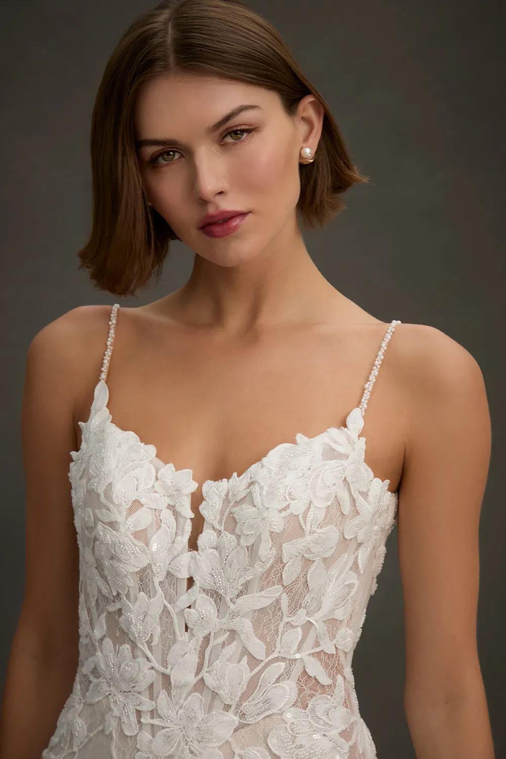 Allure Bridal MJ1290 Claudia brudekjole champagne/ivory/nude blonde