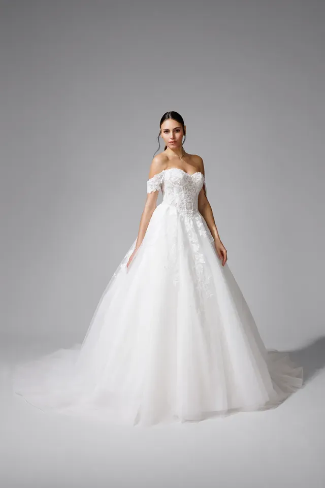 Bella by Eglantine BEL22701 brudekjole – prinsessesnit