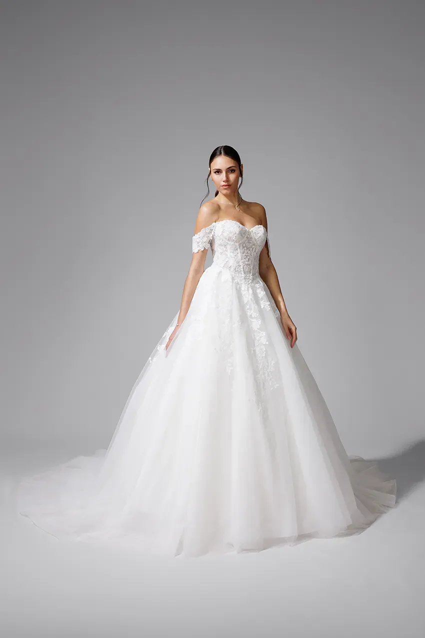 Bella by Eglantine BEL22701 brudekjole – prinsessesnit