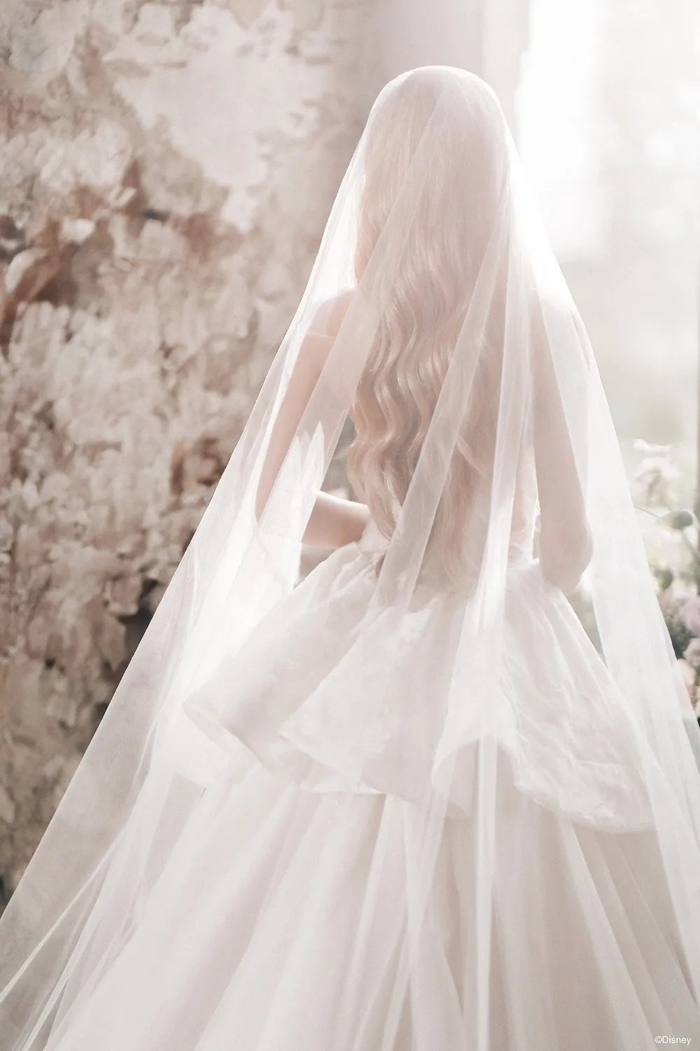 Allure Bridal Disney DV59 Rapunzel brudeslør ivory