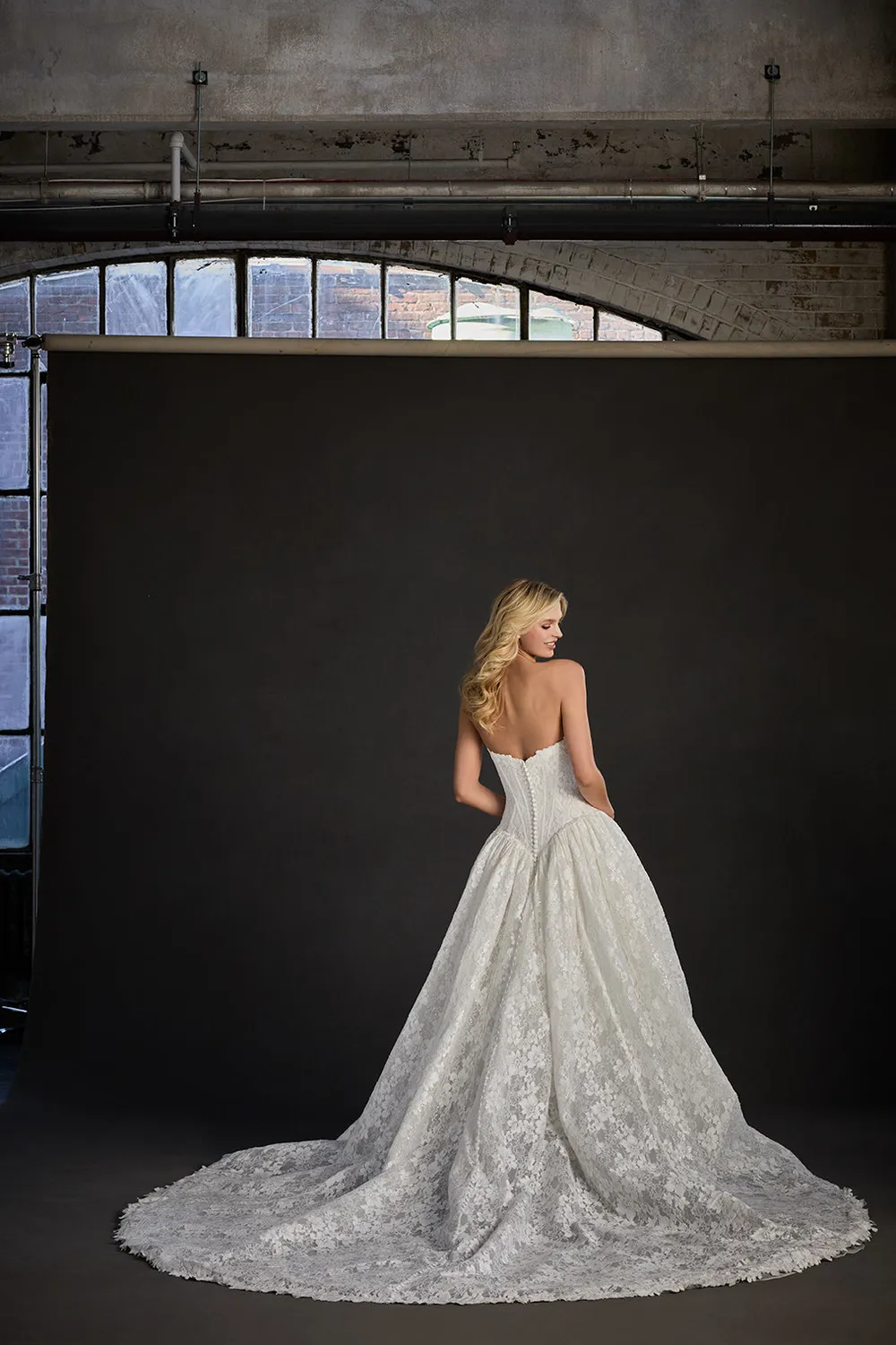 Allure Bridal Madison James MJ1270 Chloe ballgown Ivory glimmer
