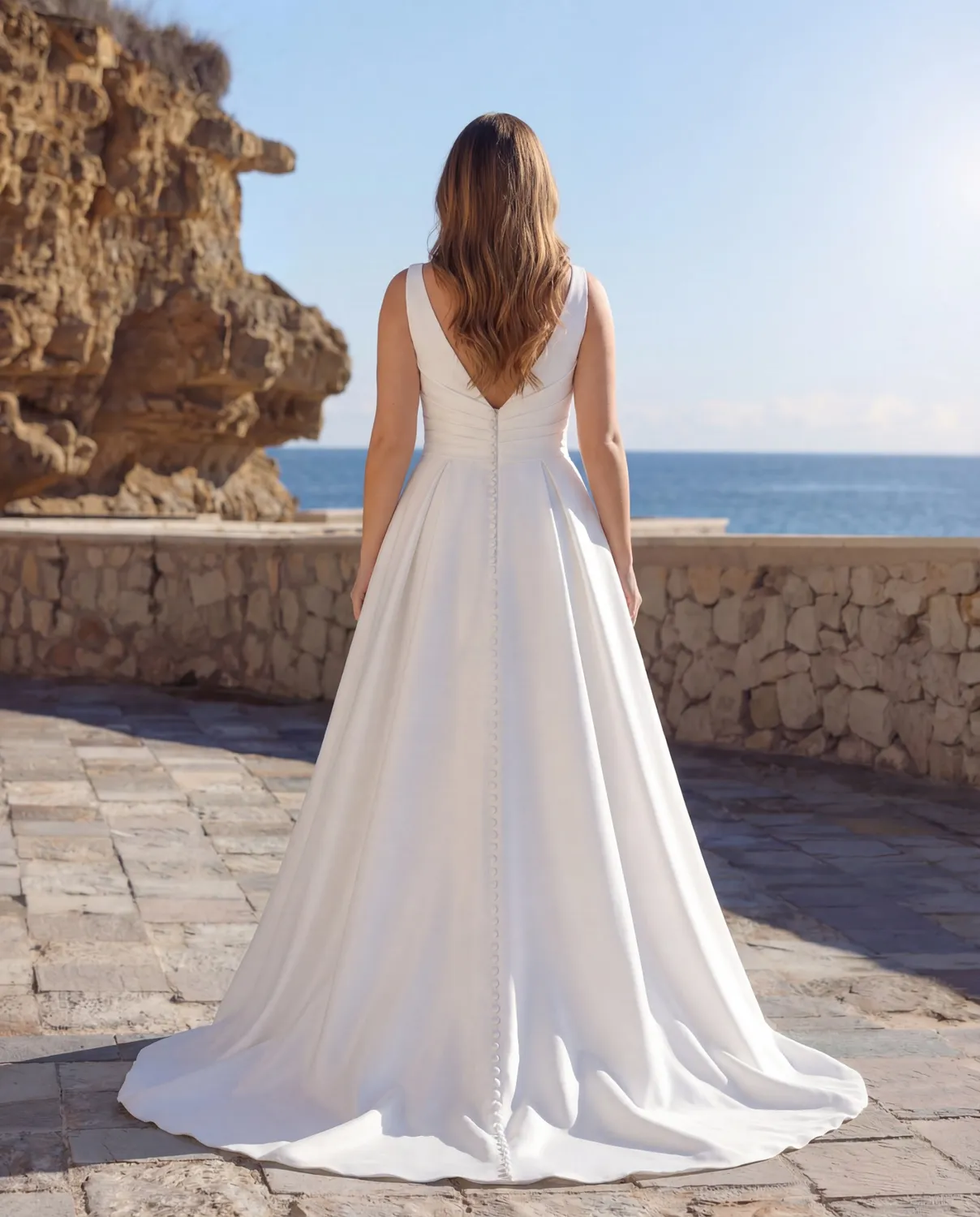 Lykkes Azure Haven A-line brudekjole