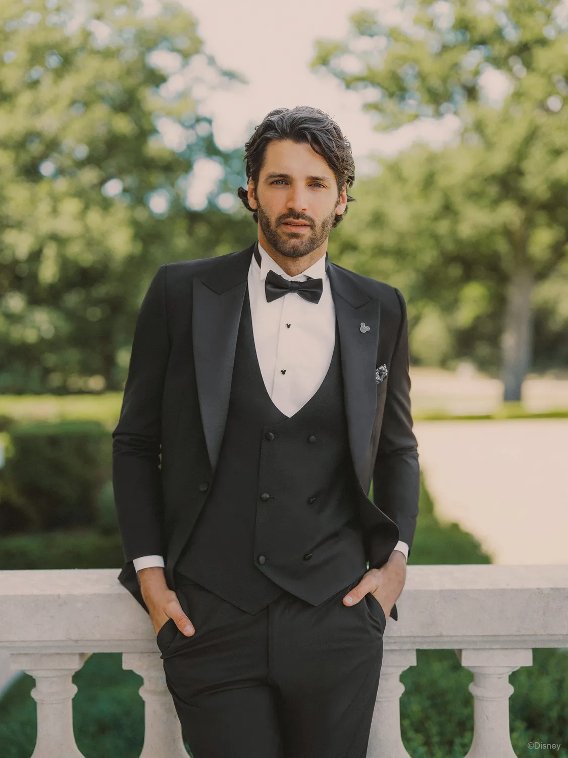 Allure Disney Tuxedo smoking ultra black satinrevers
