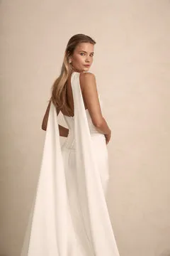 Made With Love satin tørklæde brude ivory