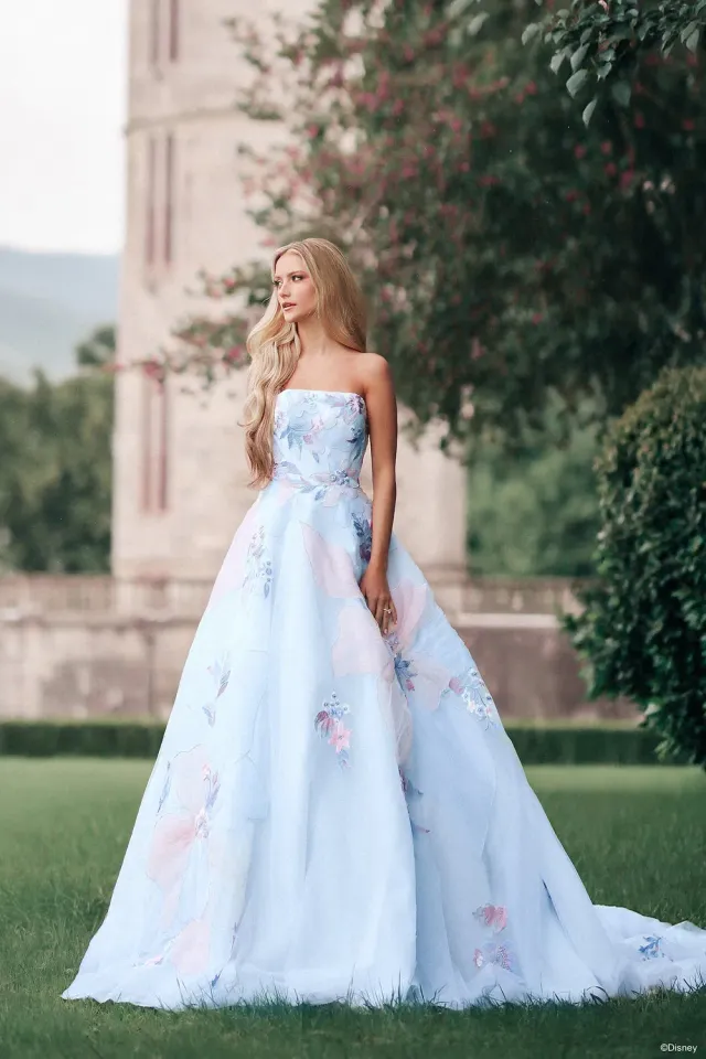 Allure Disney Platinum DP456 Rapunzel brudekjole Multi